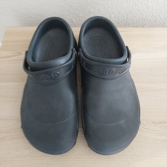 CROCS Shoes - CROCS Bistro Black‎ Work Clogs Men's Size 11